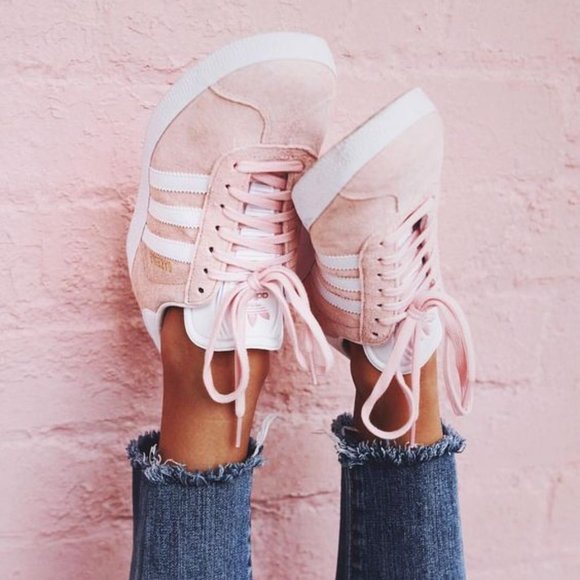 pink adidas courtset